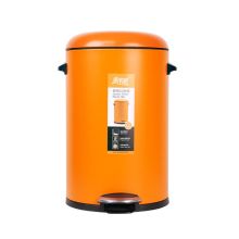美丽雅 HC065383静美垃圾桶12L 橙色 (单位:个)