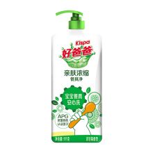 好爸爸 Kispa亲肤浓缩餐具净 1kg （8瓶/箱） 单位：瓶