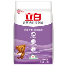 立白 天然洗衣香皂粉 1.3kg （6袋/箱） 单位：袋