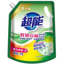 超能 薰衣草^202202220029 ^ 植翠洗衣液 鲜艳亮丽（10袋装） 1kgx10袋