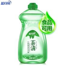 蓝月亮/Bluemoon 天然茶清 洗洁精 高效去油 餐具果蔬轻松洗 通用规格, 500g