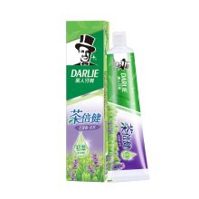 黑人 DARLIE 茶倍健牙膏140G 持久清新口气防蛀固齿百里香·龙井有助减少口腔细菌滋生