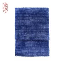 京东京造 日本进口沐浴巾 强力搓背去角质洗澡巾 细腻泡沫搓澡巾 蓝色男士