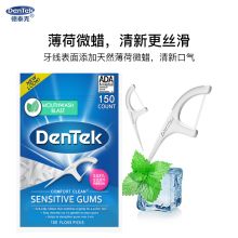 德泰克DenTek牙线棒舒适清洁150支 薄荷味