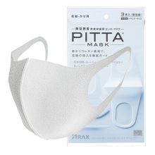 PITTA MASK 白色标准款 防尘口罩 160*125 3枚装 白色 单位:袋