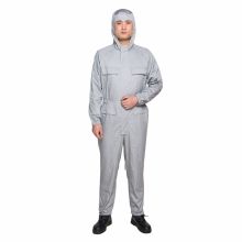 永辉  811210063 M-XXL 防静电连体服 灰/蓝 单位：套