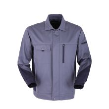 斯卡地尔 ESD17CVC1101GB 防静电工作服上衣男春秋长袖拼色工服透气劳保服 蓝灰 S-5XL（单位：件）