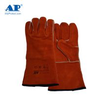 AP AP-2102 电焊手套 34CM长 (单位:双) 锈橙色
