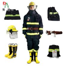 东安 14款 3C认证消防服六件套装消防员战斗服 XL码 身高180 消防靴43码 消防头盔消防手套消防腰带消防器材 单位：套