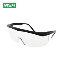 梅思安(MSA) 10108428 杰纳斯-AC防护眼镜 （黑色烤漆镜框 防紫外线透明镜片） (单位：付)