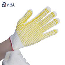 劳博士 点胶棉线手套 黄色 1双装