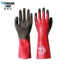 多给力(Wonder Grip) WG-328L 12双 天然乳胶18针劳保手套家居园艺清洁保养水产渔业实验室32CM 9/L 红色(单位：袋)