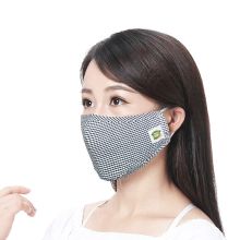 绿驰 PM2.5纯棉口罩Ⅰ 防尘口罩 230*120*20 黑白格 单位:袋