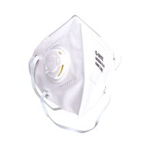 冠桦 8802V 头戴式加阀立体口罩 50只装 单位：盒 白色