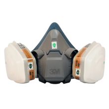 3M 650PQL 防毒面具 尘毒呼吸防护面具口罩 面罩套装标准版快扣版 1套