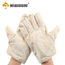 新越昌晖 劳保手套 帆布手套加厚耐磨防滑 电焊手套焊接焊工手套 工地工作防护手套6副B11447
