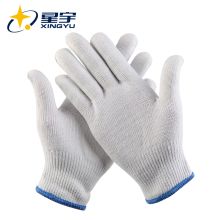 星宇 XINGYU 劳保手套 线手套 防护白手套 工作劳防手套 加厚耐磨Y908白色12副