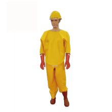 双安 10KVDQ 绝缘服 用于在交流10KV及以下电压等级电器设备上进行带电作业保护作业人员免遭电击，该绝缘服装由EVA树脂材料制成。 1套/箱