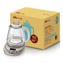 小熊（Bear）养生壶1.8升多功能烧水壶电热水壶煮茶壶带滤网花茶壶 全自动旋钮玻璃电水壶热水壶YSH-C18H5（单位：个）