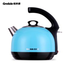 格来德 D1215K 1.5L 欧式家用保温自动断电英式烧水壶 浅蓝色/红色（单位：台）