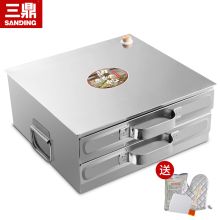 三鼎 两格三抽 双层肠粉机 可开盖款 银色(单位：台）