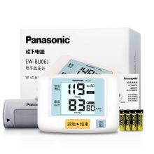 松下 PANASONIC 电子血压计 家用上臂式血压仪器 EW-BU06J