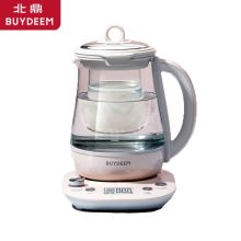 北鼎/Buydeem K165+A206全配 养生壶 玻璃煮茶煎药(含蒸笼)  茱萸粉+本白色
