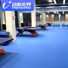 动联无界 JL518-1 乒乓球地胶环保PVC运动地板专业加厚型6.0mm 红色 1块装（单位：块）