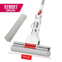 好媳妇 HD-7116A 38cm家用办公室吸水墩布懒人免手洗自动海棉地板 单位：支