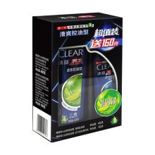 清扬  (400g+160g) 男士薄荷活力运动洗发露（单位：套）