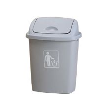 苏识 YJ-A147 40升 带盖加厚户外垃圾箱 (计价单位：个) 烟灰色