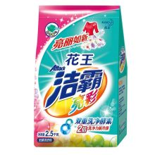 花王洁霸 ATTACK亮彩双重洗净酵素无磷洗衣粉 2.5kg 单位：袋