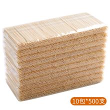 唐宗筷 C1903 袋装家用竹牙签 500支*10包 配色 （单位：卡）