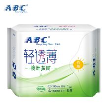ABC N83 卫生巾 日用轻透薄网感棉柔表层 8片