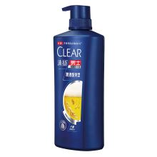 清扬   男士去屑洗发露啤酒酷爽型 500g  单位：瓶