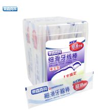 奈森克林  细滑  50支/盒  牙线棒  独立包  白色  (单位：盒)