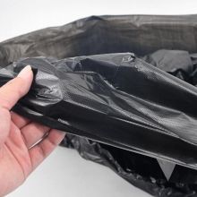 超宝 80*90cm 平口加厚垃圾袋 黑色 50个/捆（单位：捆）（黑龙江专供）