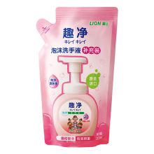 狮王/Lion 趣净泡沫抑菌水润爽肤香型替换装 洗手液 YC 200ml