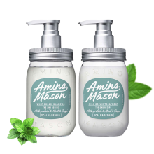 阿蜜浓梅森/Amino mason 氨基酸洁净控油平衡 洗护套装 YC 450ml*2