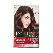 欧莱雅 卓韵霜赋活养护染发霜紫红褐棕色 4.25号 172ml 单位：盒