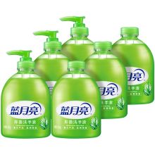 蓝月亮 洗手液瓶500g*3+洗手液瓶补500g*3 芦荟抑菌洗手液 绿色(单位：套）