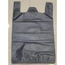国产 40*65cm 加厚背心手提垃圾袋 黑 40个/把（单位：把）