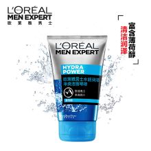 欧莱雅 100ml 男士水能润泽净爽 洁面膏（单位：支）