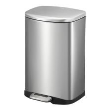 EKO 9366 不锈钢脚踏垃圾桶 20L 砂钢色 (单位:个)