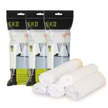 EKO EK33802 7-9L垃圾袋 25只/卷 白色 (单位:卷)