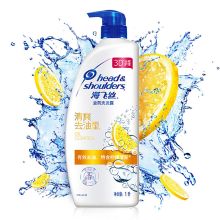 海飞丝 去屑洗发露清爽去油型 1L 单位：瓶
