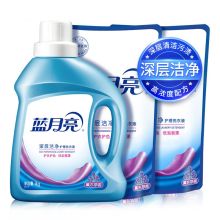 蓝月亮 深层洁净薰衣草洗衣液套餐 1kg瓶+1kg*2袋 单位：套