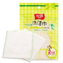 云蕾 10106 抹布竹纤维百洁布洗洁巾洗碗布18*16CM 2片装  单位：包