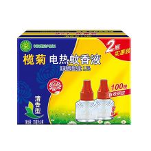 榄菊 电蚊香液补充装100晚不含器 33ml*2瓶 （单位：盒）