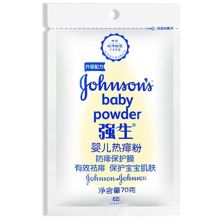 强生/Johnson 婴儿热痱袋装 爽身粉 YC 70g